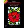 Little Wildflowers Stained Glass Colouring Book by John Green