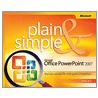 Microsoft Office PowerPoint 2007 Plain & Simple door Nancy Muir