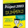 Microsoft Project 2003 For Dummies [with Cdrom] door Nancy Stevenson