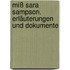 Miß Sara Sampson. Erläuterungen und Dokumente