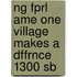 Ng Fprl Ame One Village Makes A Dffrnce 1300 Sb