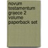 Novum Testamentum Graece 2 Volume Paperback Set