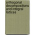Orthogonal Decompositions and Integral Lattices