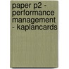 Paper P2 - Performance Management - Kaplancards door Onbekend