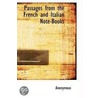 Passages From The French And Italian Note-Books door Onbekend