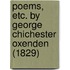 Poems, Etc. By George Chichester Oxenden (1829)