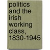 Politics And The Irish Working Class, 1830-1945 door Donal O. Drisceoil