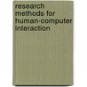 Research Methods for Human-Computer Interaction by P. Cairns