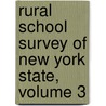 Rural School Survey Of New York State, Volume 3 by Schools Joint Committee