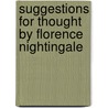 Suggestions for Thought by Florence Nightingale door Michael D. Calabria