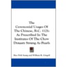 The Ceremonial Usages of the Chinese, B.C. 1121 door Hoo Peih Seang