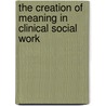 The Creation of Meaning in Clinical Social Work door Carolyn Saari