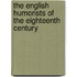The English Humorists Of The Eighteenth Century