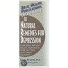 User's Guide To Natural Remedies For Depression by Linda Knittel