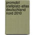 promobil Stellplatz-Atlas Deutschland Nord 2010