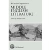 A Concise Companion To Middle English Literature door Marilyn Corrie