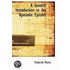 A General Introduction To The Apostolic Epistles