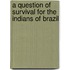 A Question Of Survival For The Indians Of Brazil
