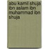 Abu Kamil Shuja Ibn Aslam Ibn Muhammad Ibn Shuja