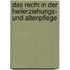 Das Recht in der Heilerziehungs- und Altenpflege