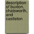 Description Of Buxton, Chatsworth, And Castleton