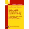 Differentiable Optimization and Equation Solving door Larry Nazareth