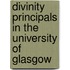 Divinity Principals in the University of Glasgow