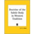 Doctrine Of The Subtle Body In Western Tradition