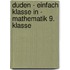 Duden - Einfach klasse in - Mathematik 9. Klasse