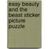 Easy Beauty and the Beast Sticker Picture Puzzle