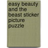 Easy Beauty and the Beast Sticker Picture Puzzle by Cathy Beylon