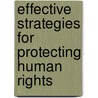 Effective Strategies For Protecting Human Rights door David Barnhizer