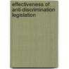 Effectiveness Of Anti-Discrimination Legislation door David J. Smith