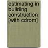 Estimating In Building Construction [with Cdrom] door Leslie Feigenbaum