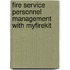 Fire Service Personnel Management With Myfirekit