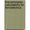 First-Principles Calculations For Ferroelectrics door Ronald Elliott Cohen