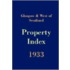 Glasgow And West Of Scotland Property Index 1933
