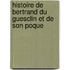 Histoire de Bertrand Du Guesclin Et de Son Poque