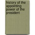 History Of The Appointing Power Of The President