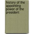 History Of The Appointing Power Of The President