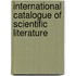 International Catalogue Of Scientific Literature
