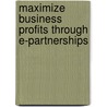 Maximize Business Profits Through E-Partnerships door Fang Zhao
