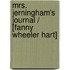 Mrs. Jerningham's Journal / [Fanny Wheeler Hart]