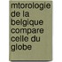 Mtorologie de La Belgique Compare Celle Du Globe