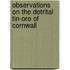Observations on the Detrital Tin-Ore of Cornwall