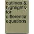 Outlines & Highlights For Differential Equations