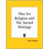 Plea For Religion And The Sacred Writings (1825) door David Simpson