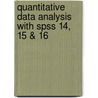 Quantitative Data Analysis With Spss 14, 15 & 16 door Duncan Cramer