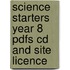 Science Starters Year 8 Pdfs Cd And Site Licence