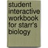 Student Interactive Workbook For Starr's Biology